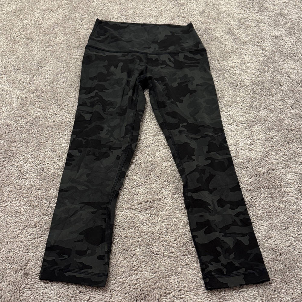 lululemon athletica Black Camo Leggings